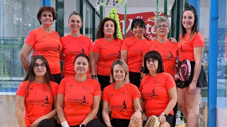 Formación del Pádel Duero Zamora Pádel Indoor. | Cedida