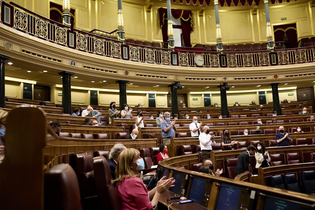 El pleno del Congreso de los Diputados durante este martes