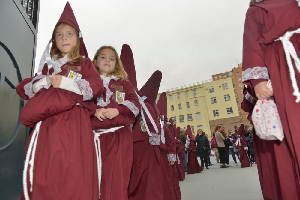 Procesión de los alumnos de Capuchinos