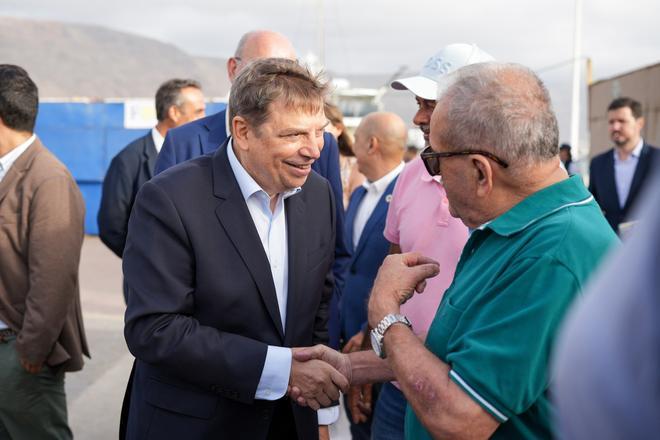 Visita del ministro de Agricultura, Pesca y Alimentación, Luis Planas, a La Graciosa