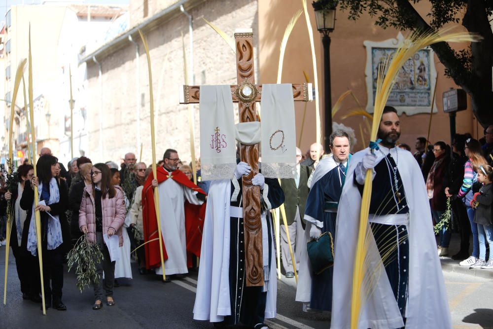 Procesión de las Palmas en la parroquia de Ntra. Sra. de los Ángeles