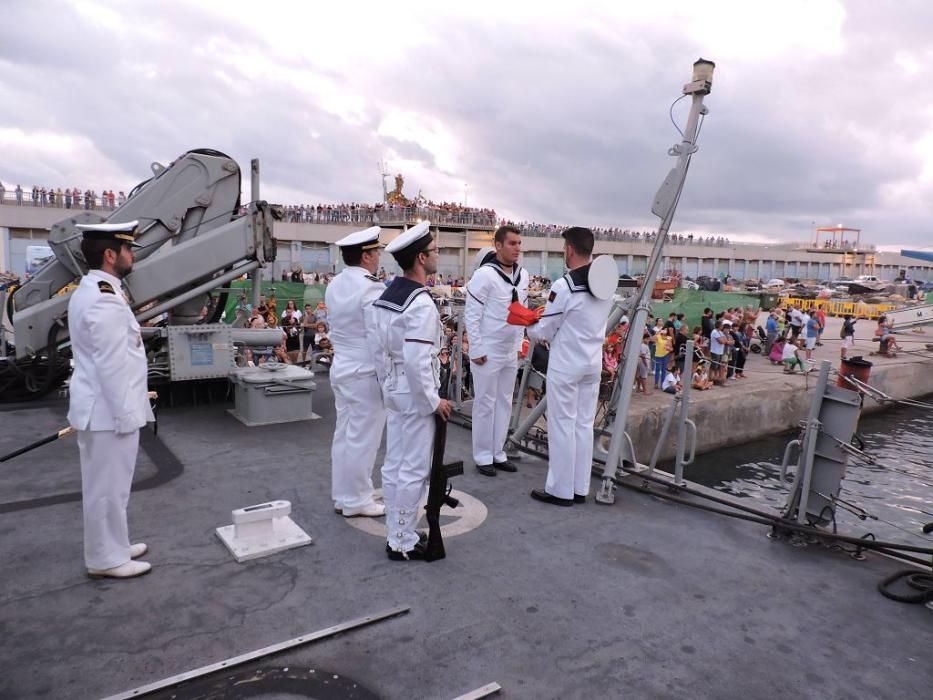 Jornada de puertas abiertas en Águilas con la Armada