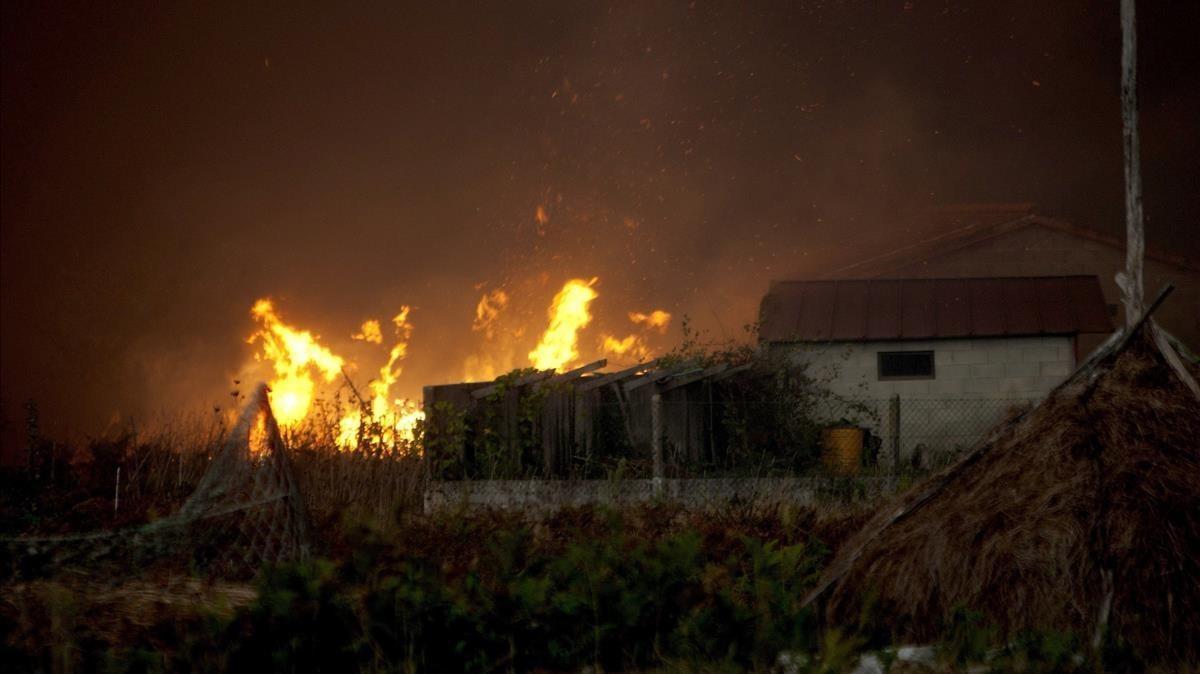 La parroquia en Chandebrito perteneciente al municipio pontevedrés de Nigran.