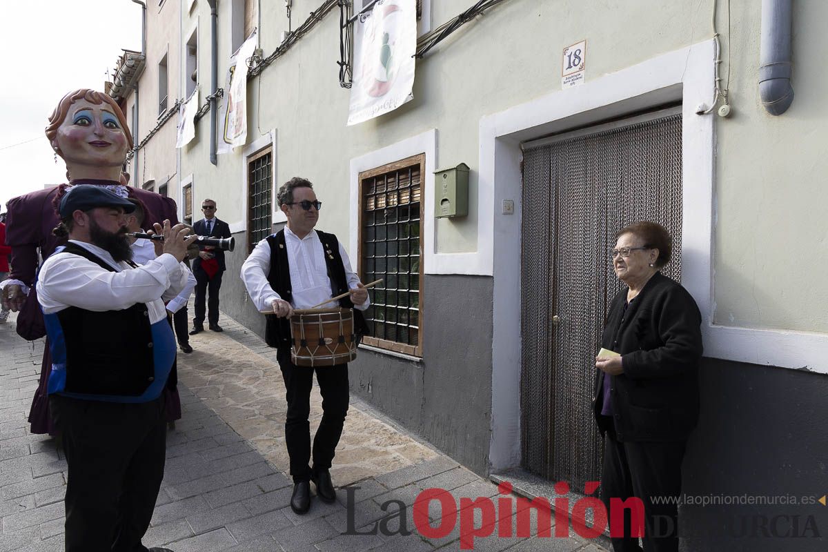 Corporación, Cofradía y Bandos realizan la 'Pedimenta' en Caravaca