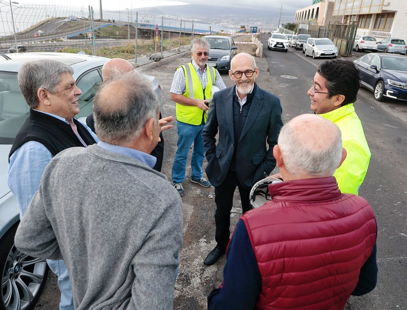 Visita de Pedro Martín a La Campana