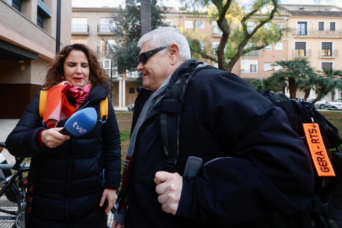 El exinspector jefe del Consorcio Provincial de Bomberos de València, José Miguel Basset, llega a declarar al juzgado de Catarroja