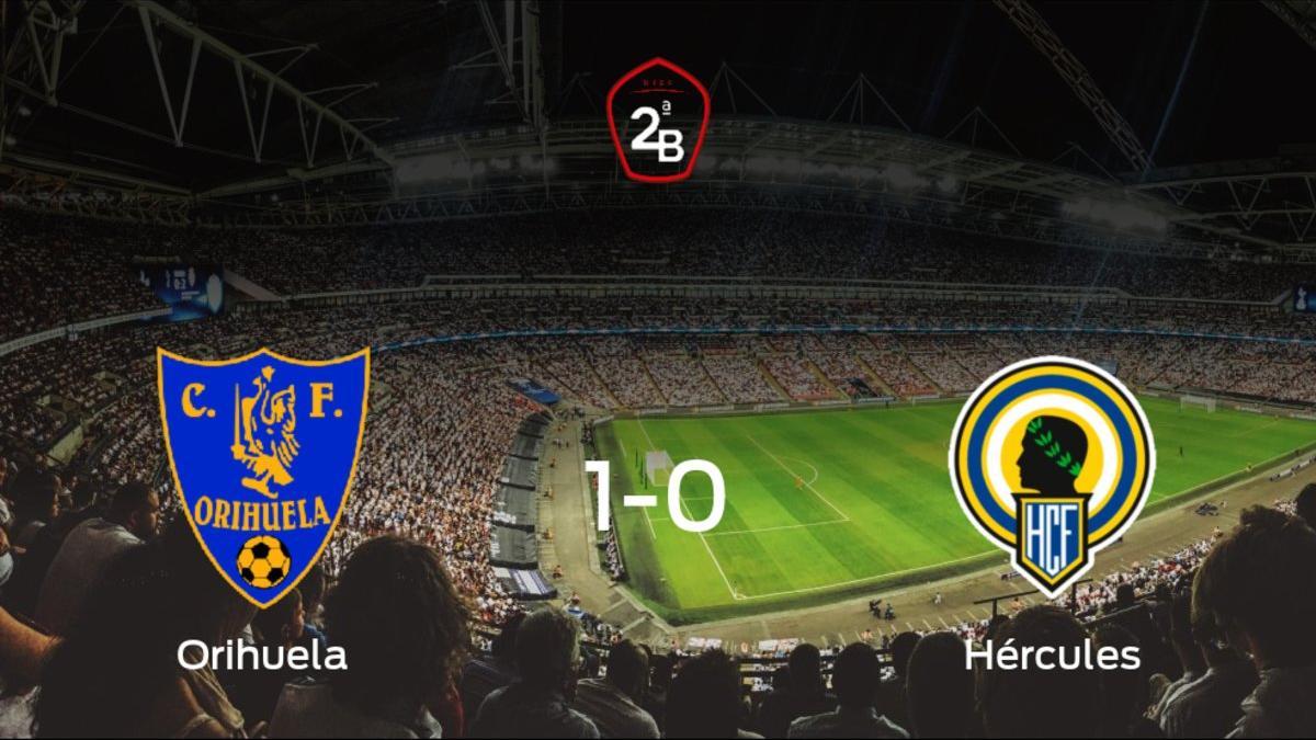 Tres puntos para el equipo local: Orihuela CF 1-0 Hércules