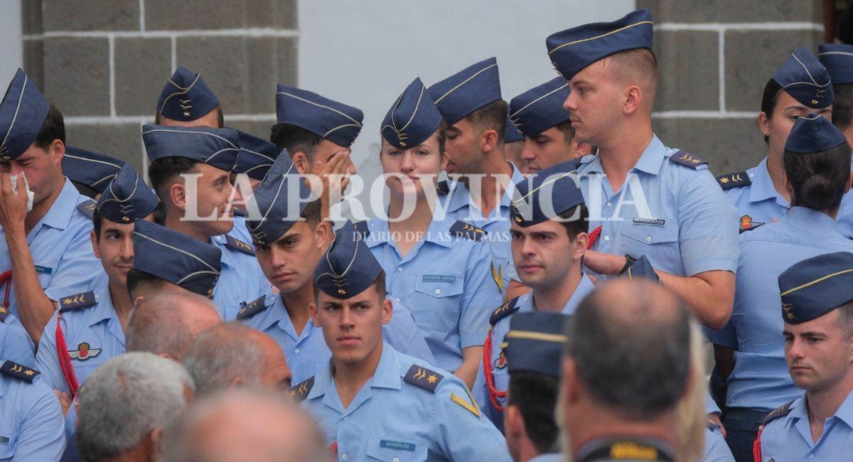 Fin de curso militar de la princesa Leonor en Gran Canaria, en imágenes