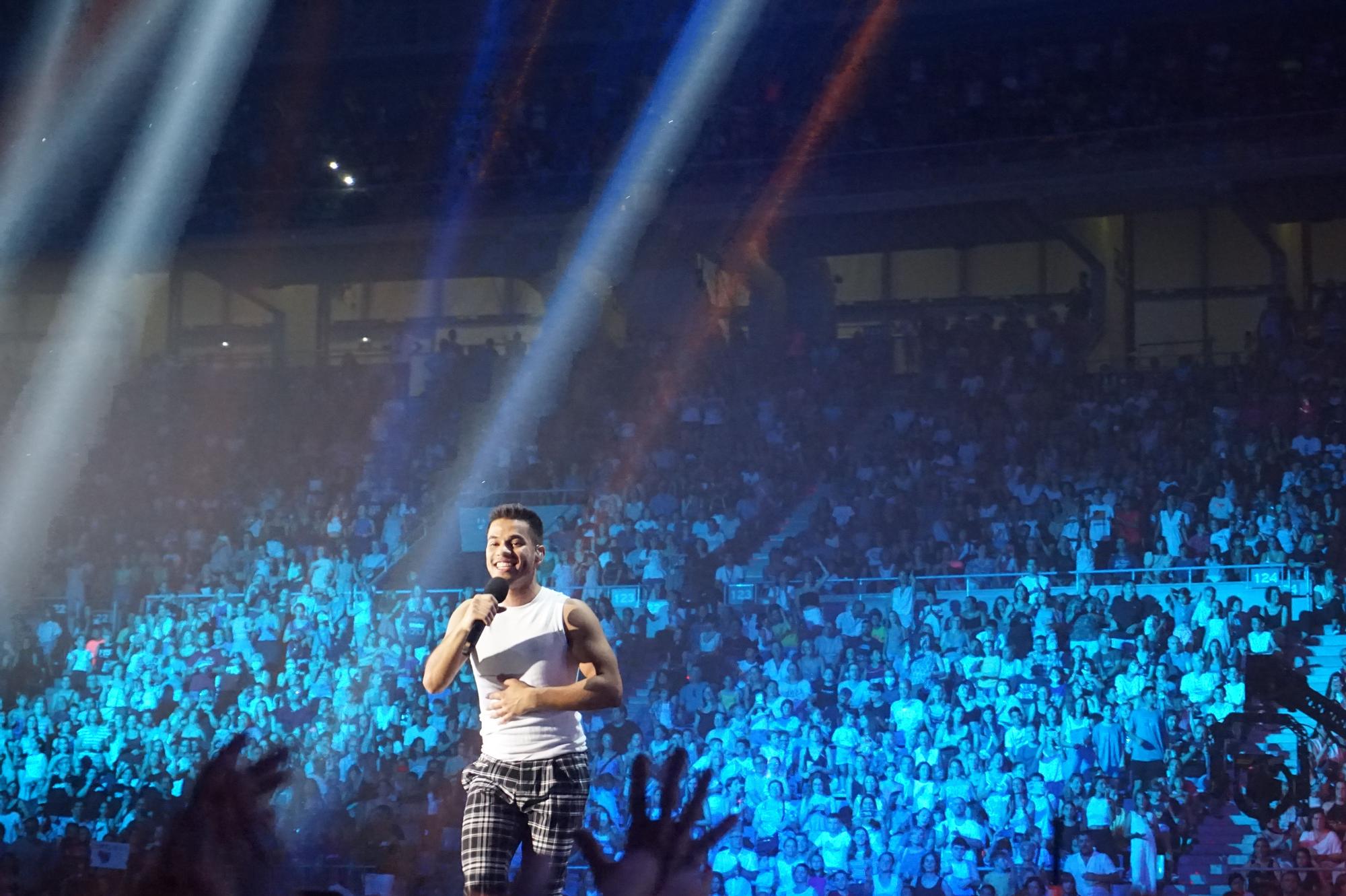 Pedro da Costa al concert d'Eufòria al Palau Sant Jordi