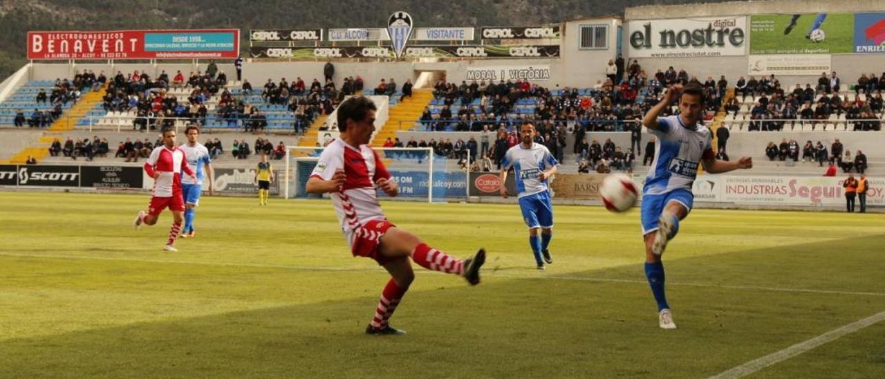 Imagen del encuentro celebrado hoy en El Collao.