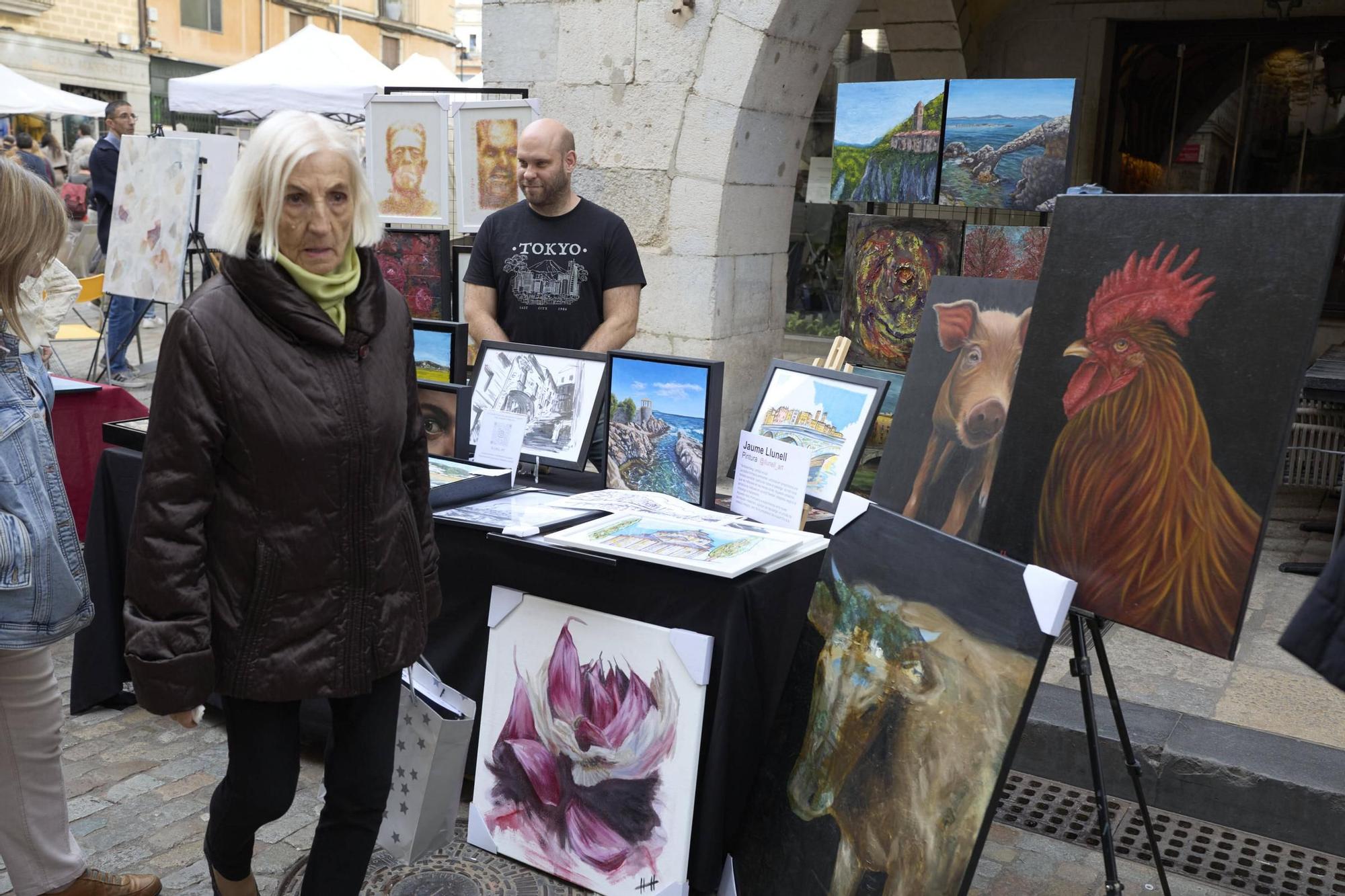 Les fotos de la Fira del dibuix i la pintura de Girona