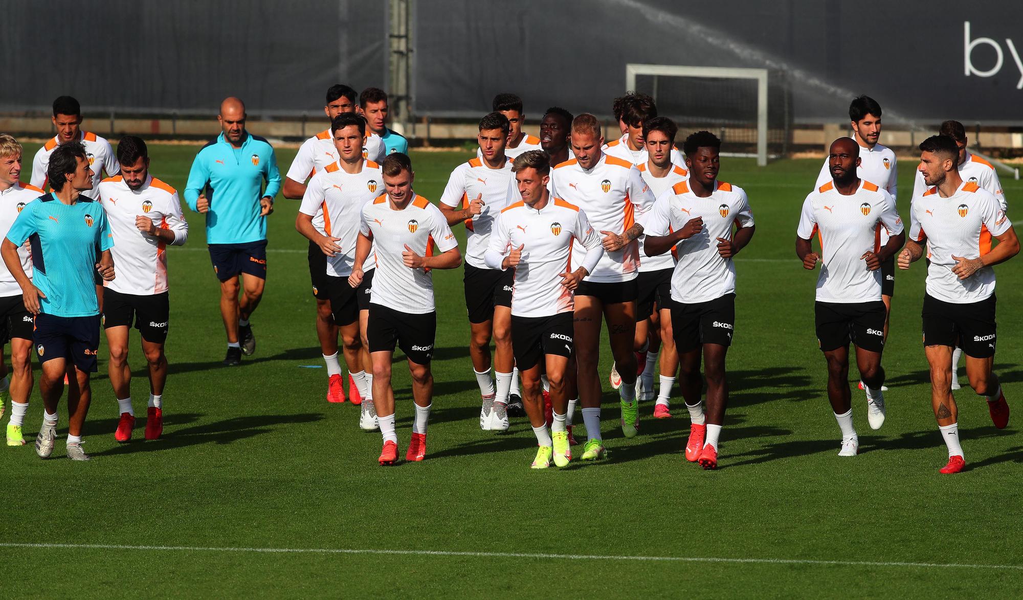 Así ha sido el entrenamiento de hoy del Valencia CF