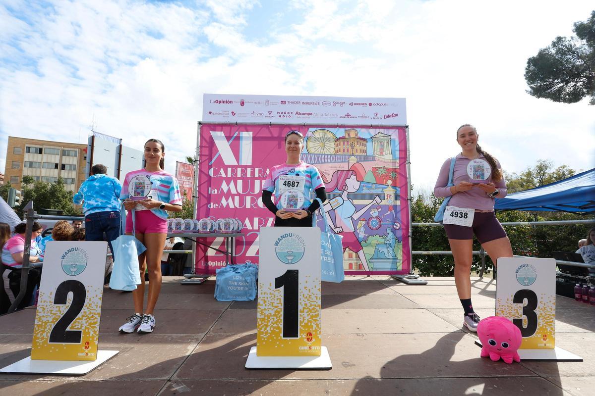 Las imágenes de la entrega de premios de la XI Carrera de la Mujer de Murcia