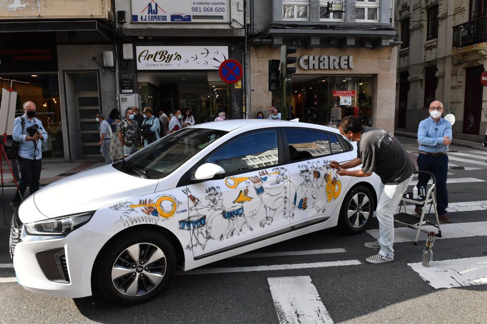 A Coruña celebra el ''Día sin coches'' en San Andrés