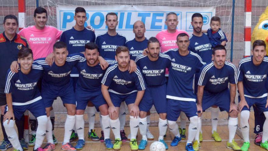 Formación del Profiltek Agüimes, equipo que descansó esta jornada.