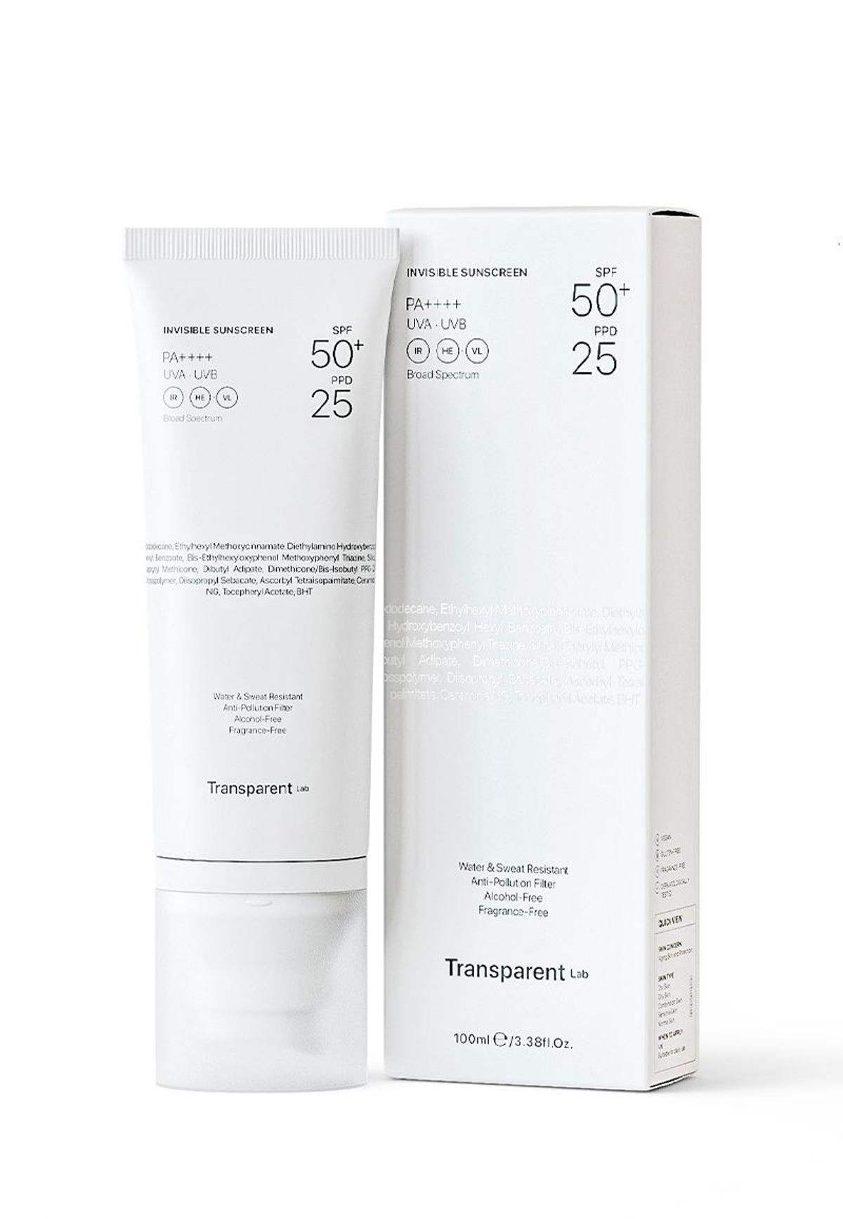 Invisible Sunscreen SPF50+.