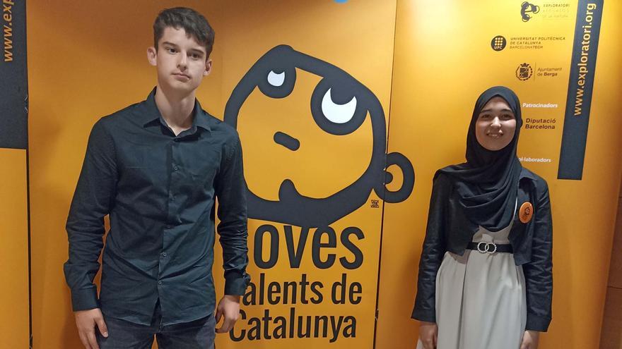 Dos alumnes del Lacetània participen al Fòrum de Joves Talents de Catalunya