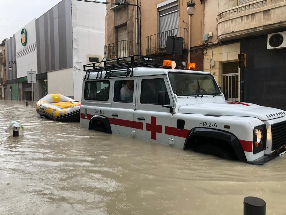 Una de las calles de Orihuela