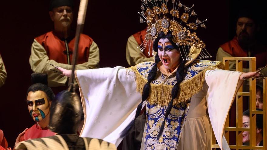 El Auditorio de Zaragoza se prepara para convertirse en un gran teatro de ópera con ‘Turandot’