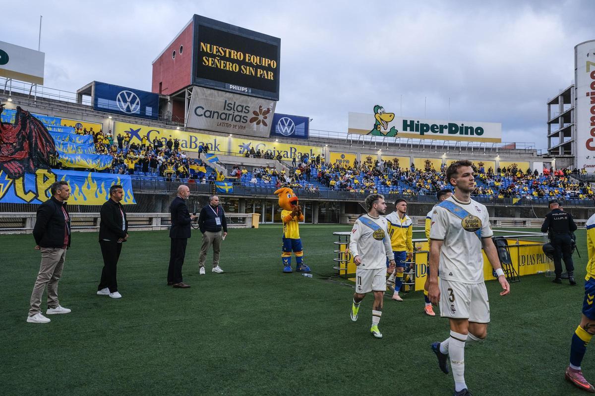Dispositivo de seguridad del UD Las Palmas - Deportivo de La Coruña Dispositivo de seguridad del UD Las Palmas - Deportivo de La Coruña