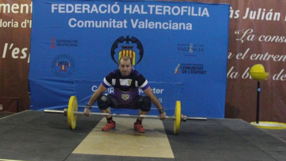 Manuel Sáez, haltera del AC Gandia