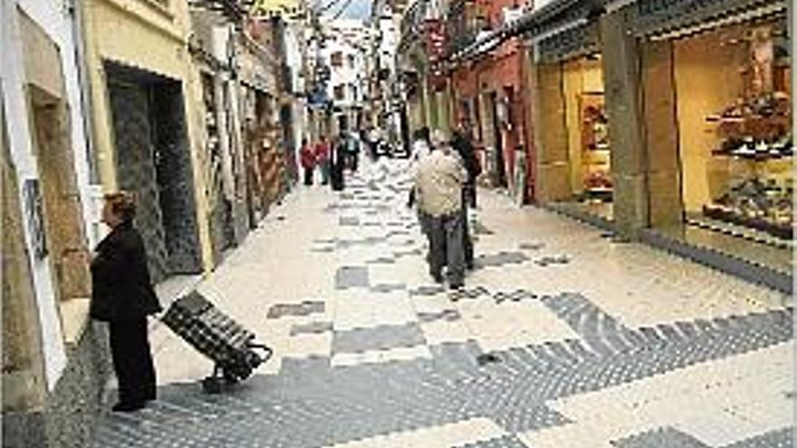 Imatge actual de la Rambla Pare Lluís Rodés de Santa Coloma.