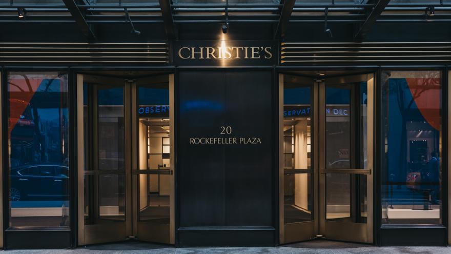 La sala de subastas Christie&#039;s, donde se ha llevado a cabo la venta de la colección.