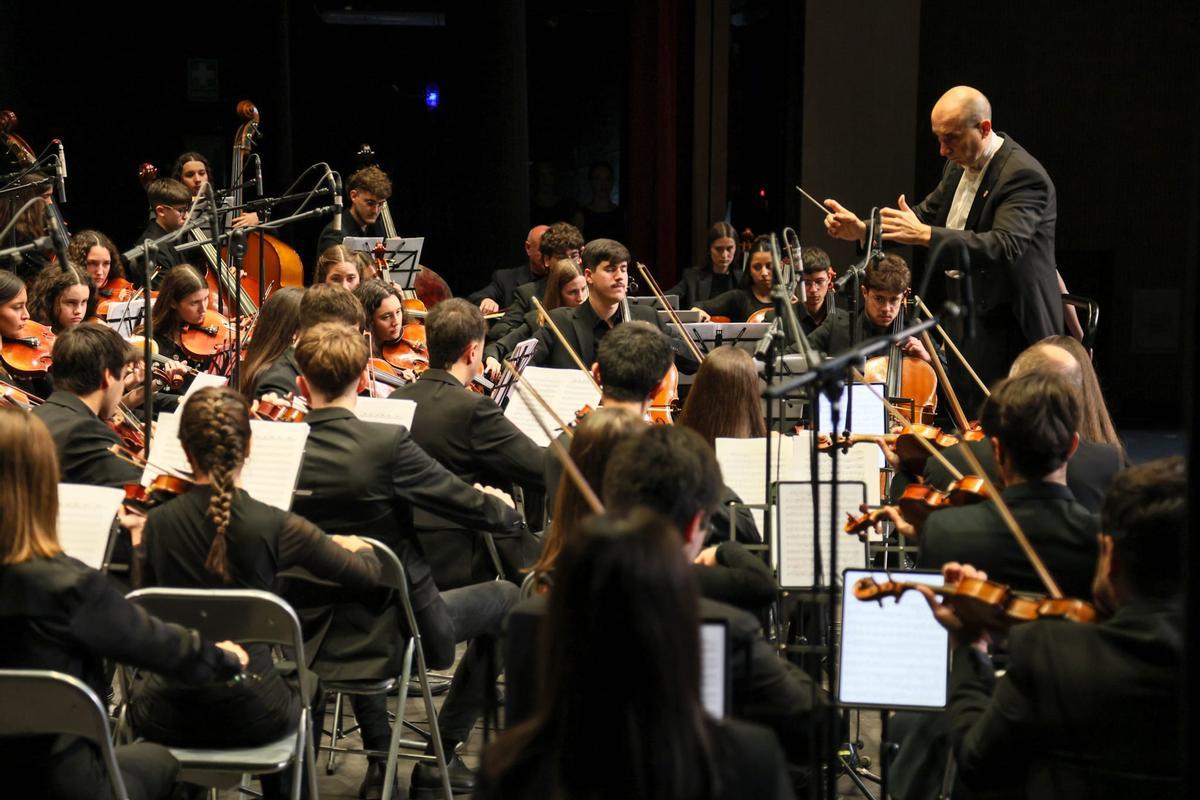 Martínez Vera durante el concierto.