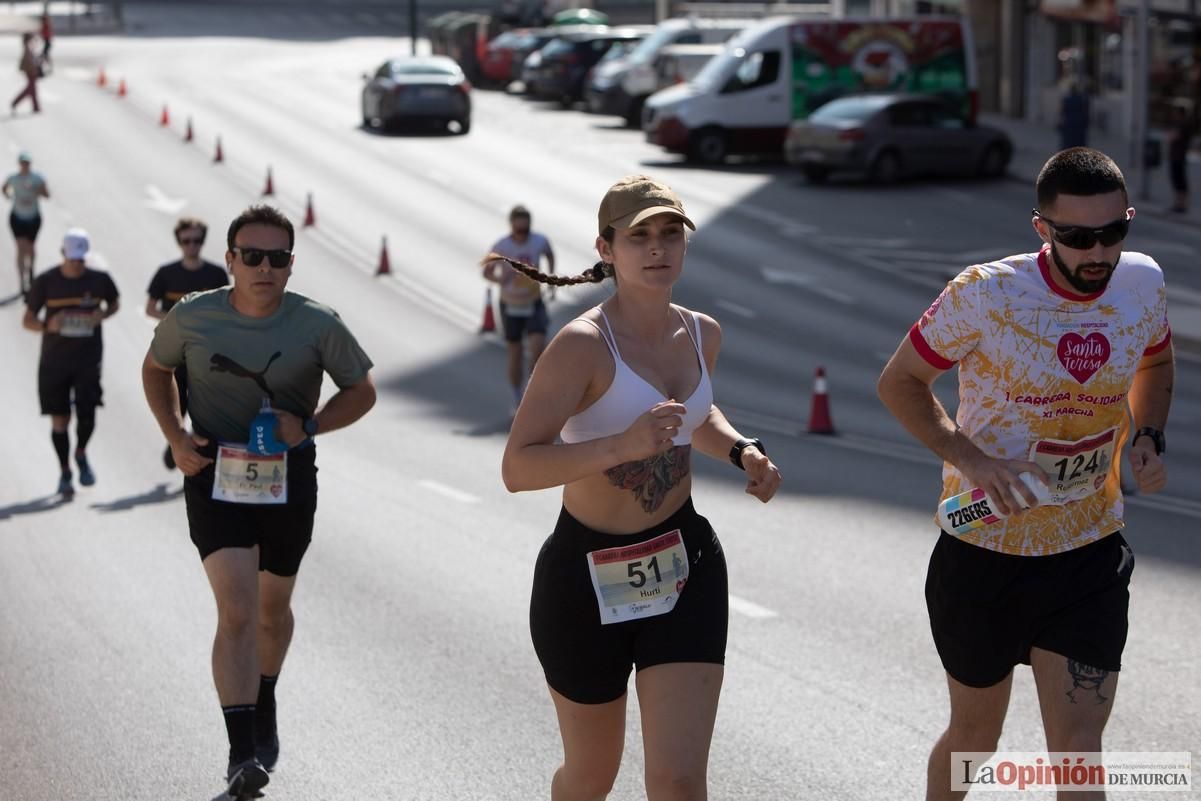 I Carrera y XI Marcha Solidaria Hospitalidad Santa Teresa de Cartagena, en imágenes