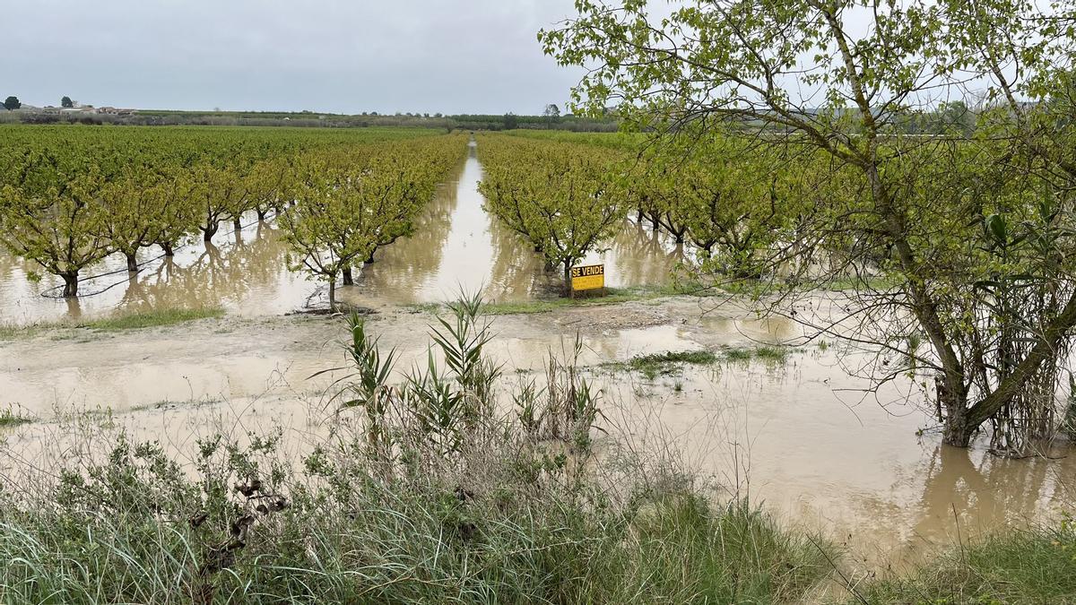 Inundaciones en La Granja d'Escarp (Segrià)