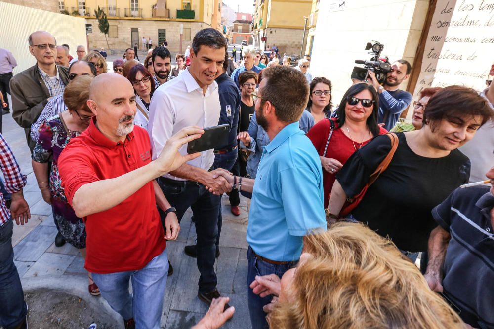 Visita de Pedro Sánchez a Orihuela