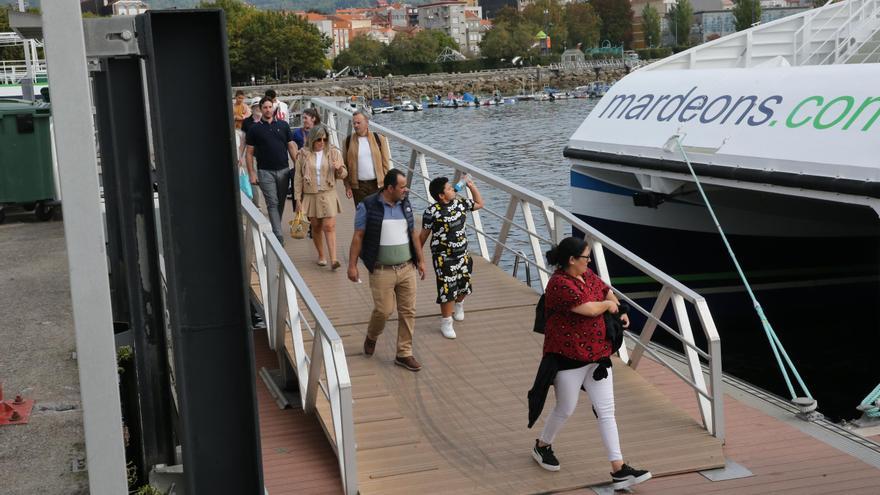 El transporte colectivo crece en 500.000 viajeros y Moaña espera recuperar el barco los domingos