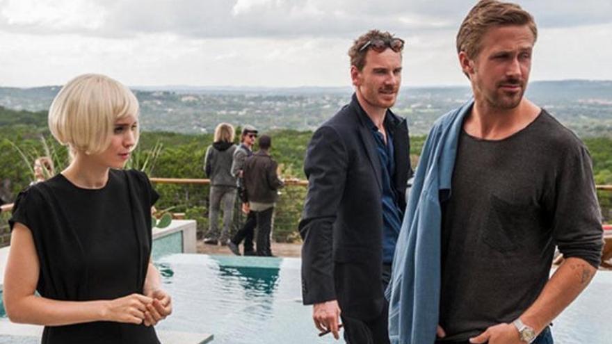 Rooney Mara, Ryan Gosling y Michael Fassbender.