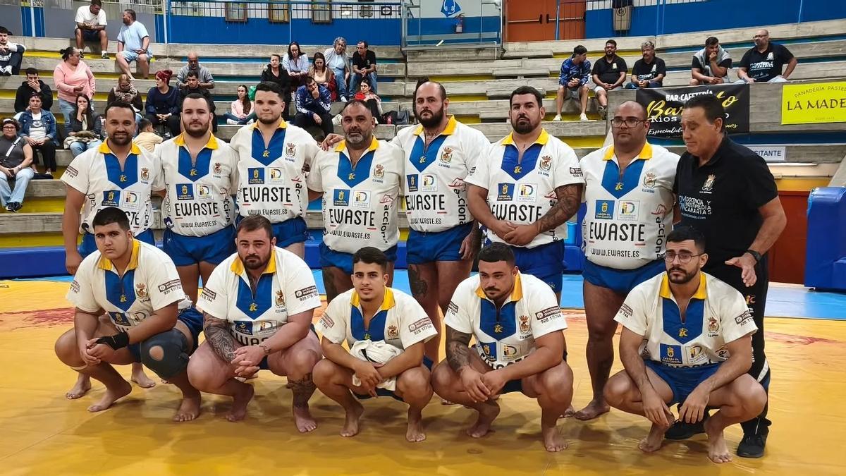 Formación del CL Unión Agüimes.