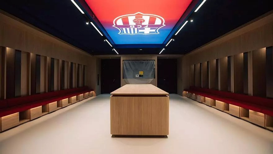 Así es por dentro el nuevo vestuario del Barça en el Spotify Camp Nou