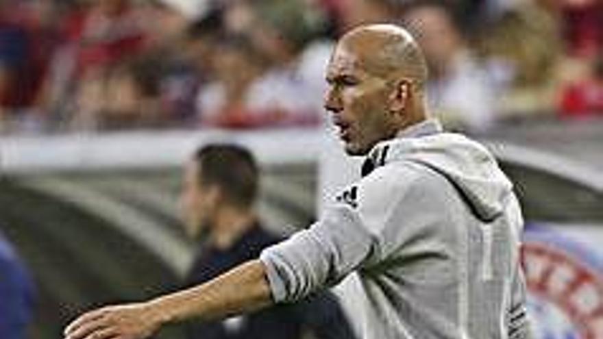 Zidane en l&#039;últim partit del Madrid