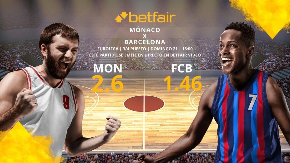 AS Mónaco Basket vs. FC Barcelona: horario, TV, bajas, estadísticas y pronósticos de la Euroliga