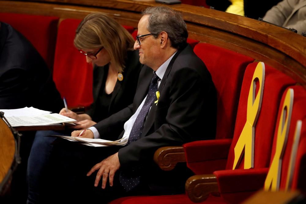 Ple d'investidura de Quim Torra