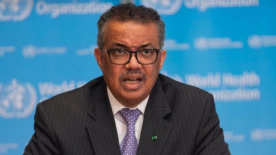 El director general de la OMS, Tedros Adhanom Ghebreyesus.