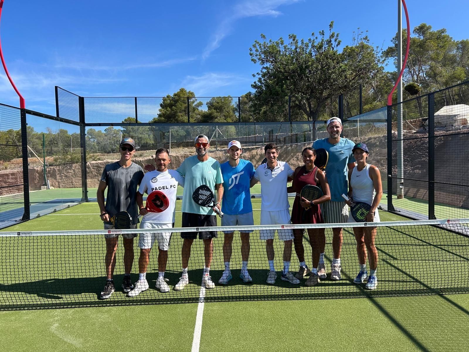 Nash y Nowitzki, exjugadores de la NBA, en el Mallorca Country Club
