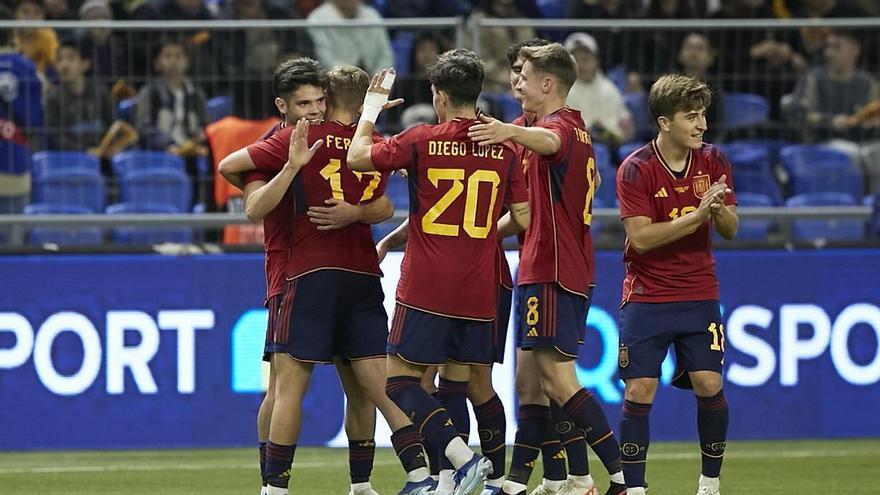 Festival valencianista en la Sub-21: Victoria con goles de Fran Pérez y Diego López