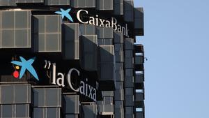 CaixaBank and La Caixa’s logos are seen at the company’s headquarters in Barcelona, Spain September 4, 2020. REUTERS/Nacho Doche