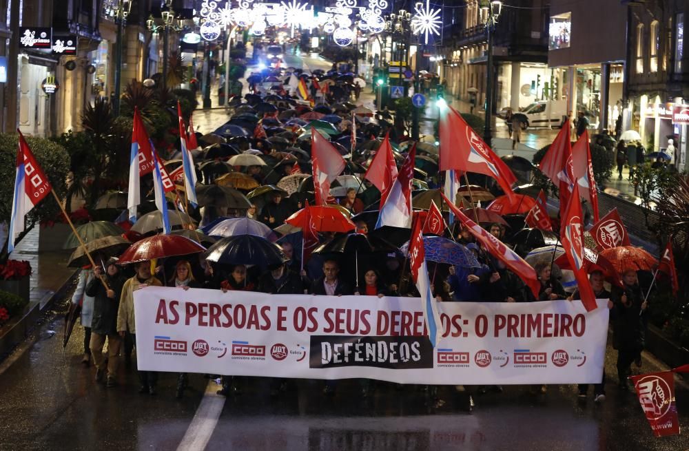 Manifestación en Vigo