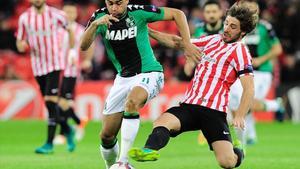 Yeray, en un partido de la Europa League.