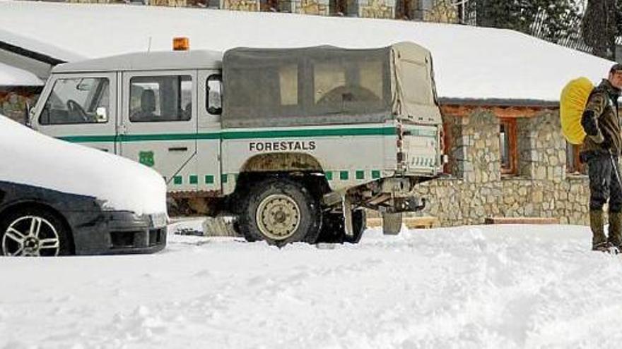 El refugi de Cap del Rec, al costat de l&#039;estació d&#039;esquí de Lles