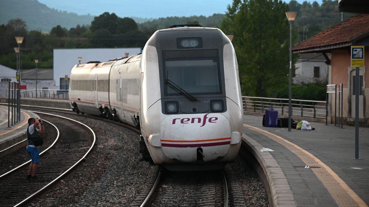 El tren regresó a Caudiel.