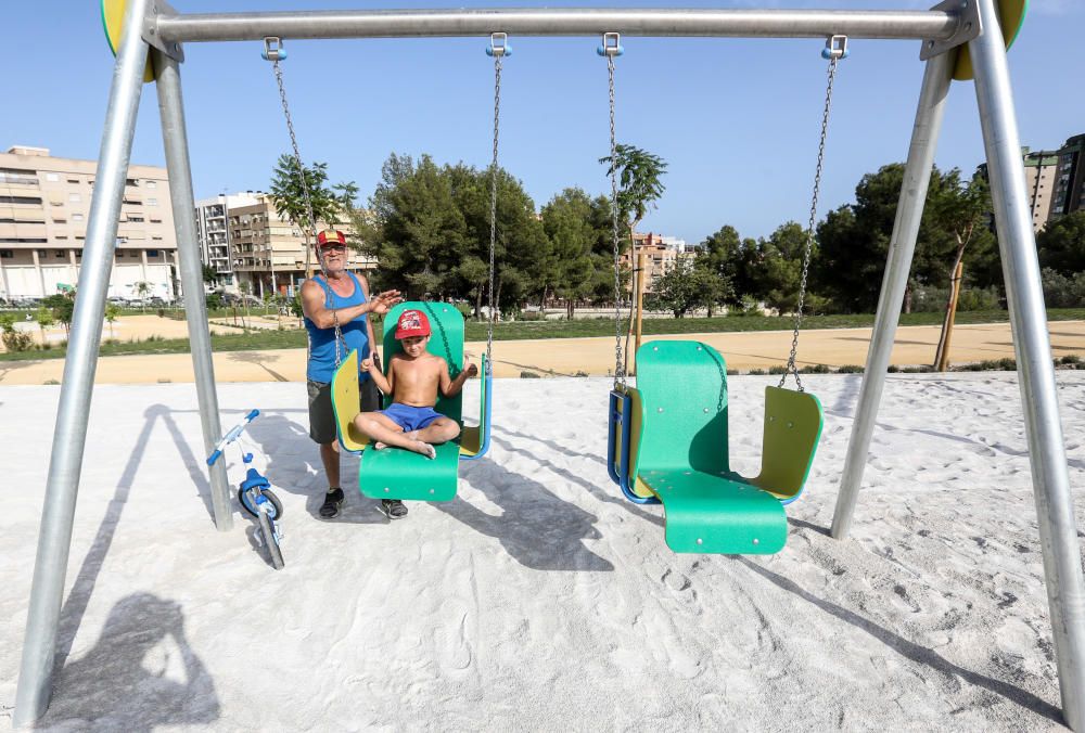 Así es el nuevo parque del barrio de Foietes en Benidorm