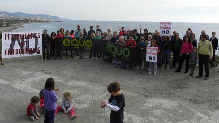 Imagen de una de las movilizaciones ciudadanas organizadas contra este proyecto.