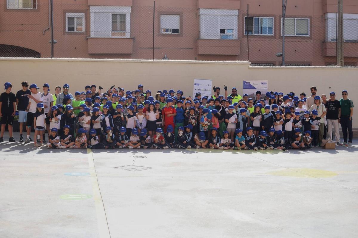 Alumnos del Santísima Trinidad en una actividad.