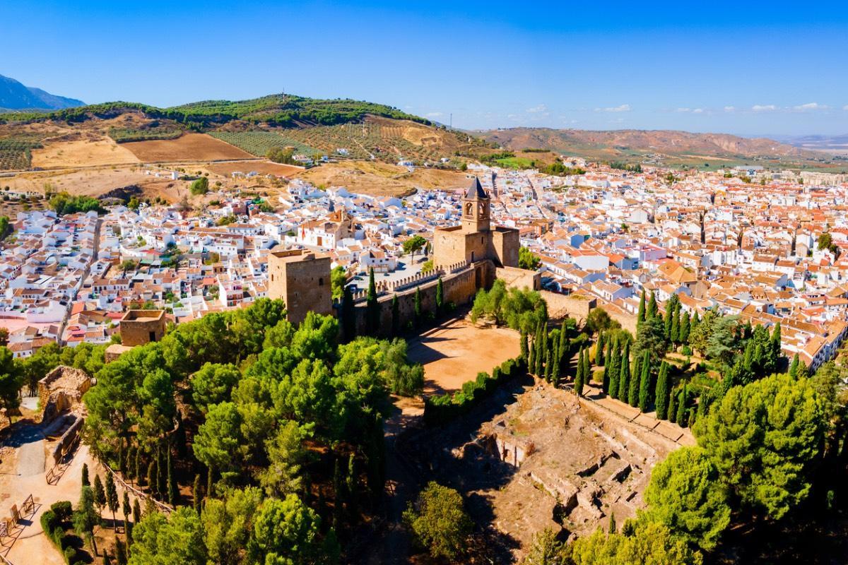 Vista aérea de Antequera (Málaga)